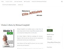 Tablet Screenshot of eliteaffiliates.com